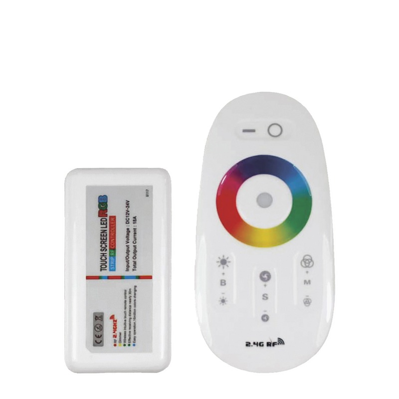 Controller RGB con telecomando - Alimentatori e dimmer - Strisce Led -  Lyvia - Arteleta International S.p.A. - Componenti, materiali e articoli  elettrici